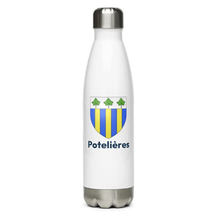 Gourde inox blason de Potelières