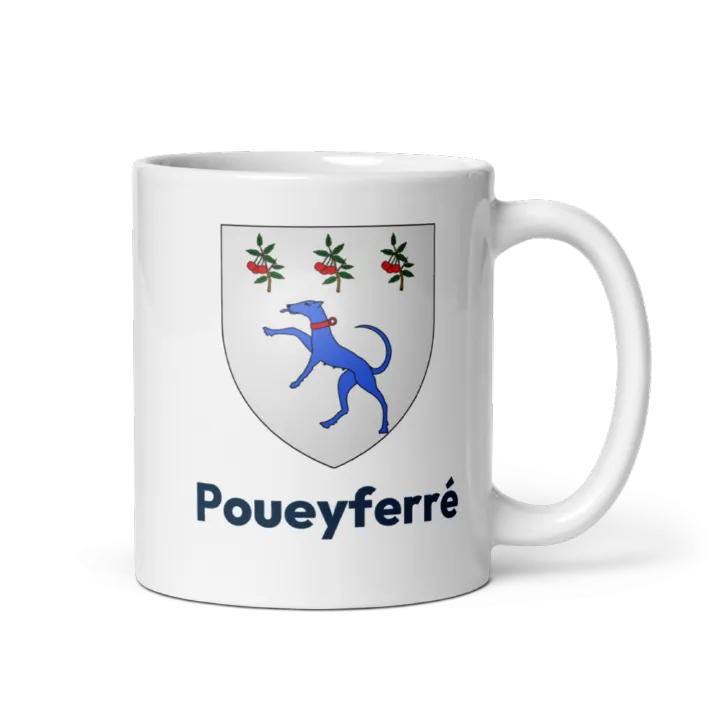 Mug blason de Poueyferré