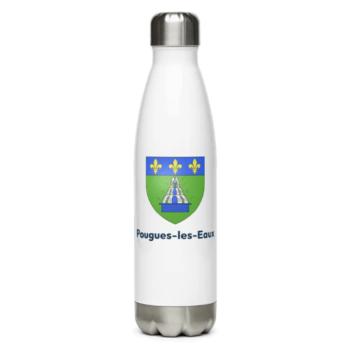 Gourde inox blason de Pougues-les-Eaux