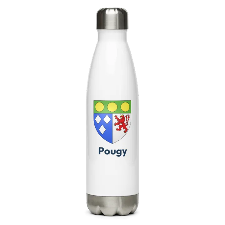 Gourde inox blason de Pougy