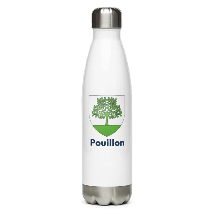 Gourde inox blason de Pouillon