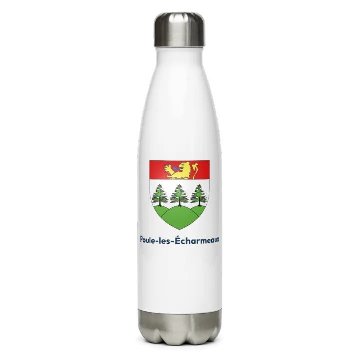 Gourde inox blason de Poule-les-Écharmeaux
