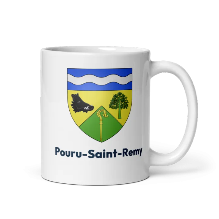 Mug blason de Pouru-Saint-Remy