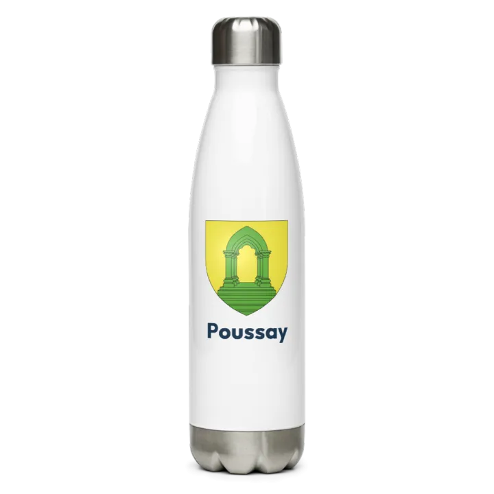 Gourde inox blason de Poussay