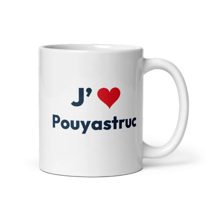 Mug « J’❤ Pouyastruc »