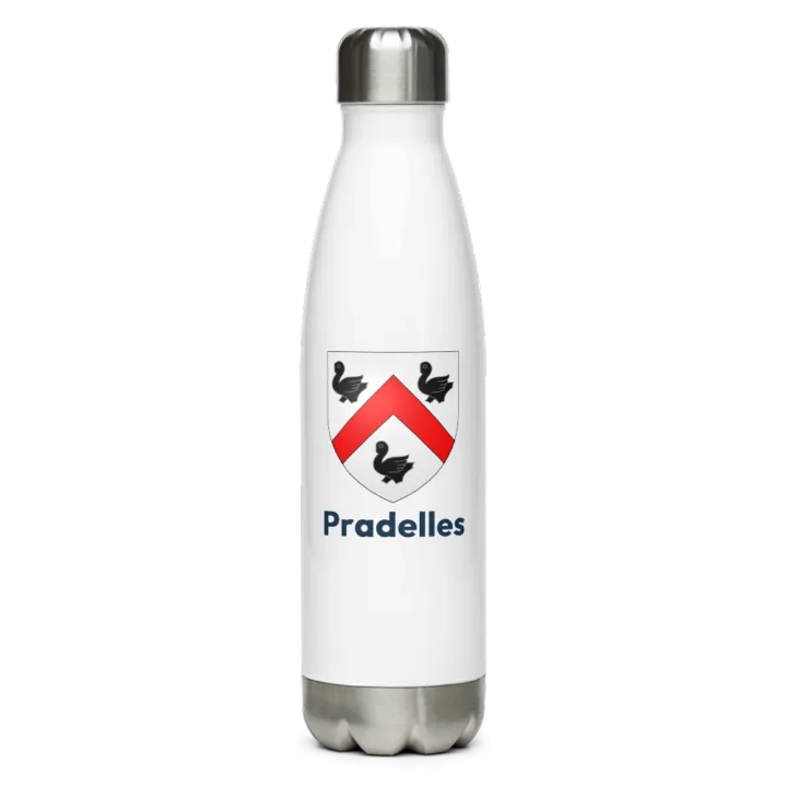 Gourde inox blason de Pradelles