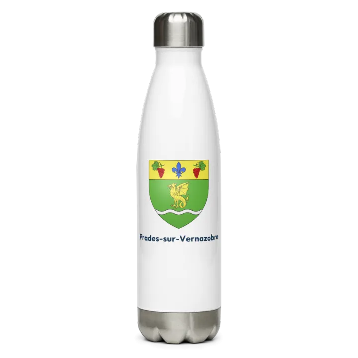 Gourde inox blason de Prades-sur-Vernazobre