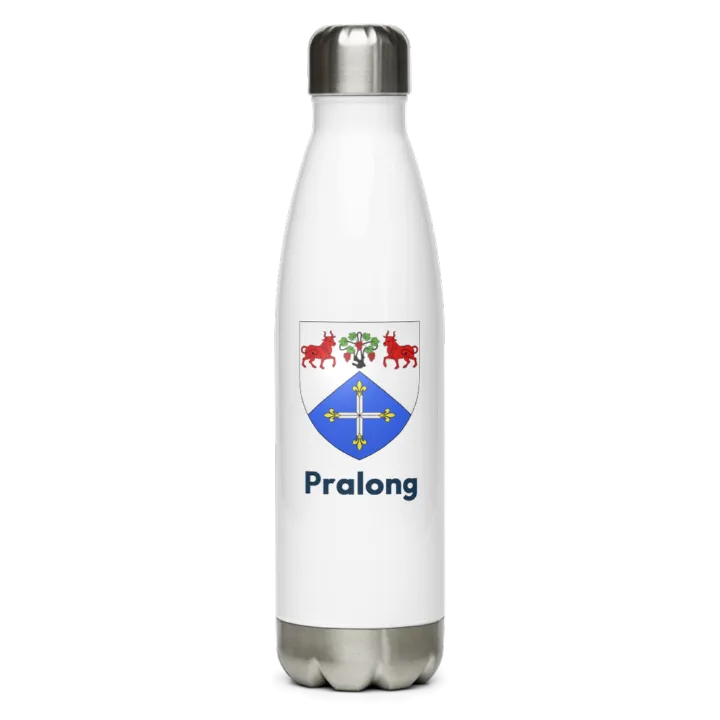 Gourde inox blason de Pralong
