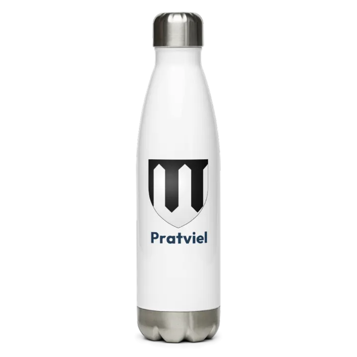Gourde inox blason de Pratviel