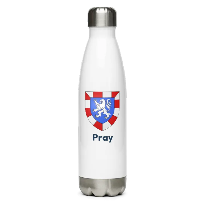 Gourde inox blason de Pray