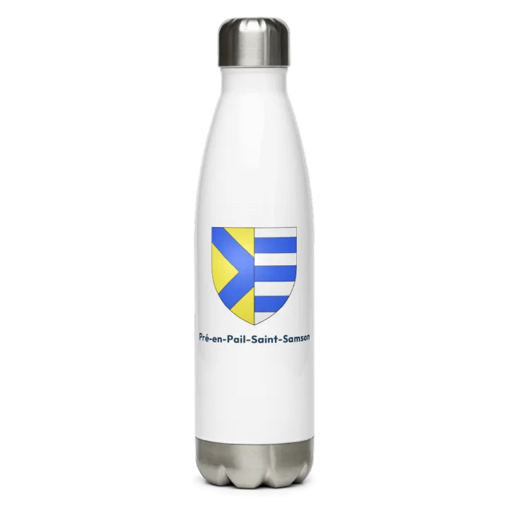 Gourde inox blason de Pré-en-Pail-Saint-Samson