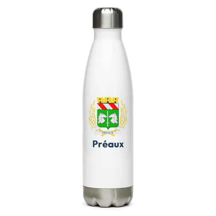 Gourde inox blason de Préaux