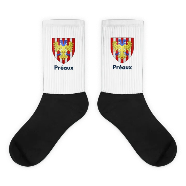 Chaussettes — blason de Préaux
