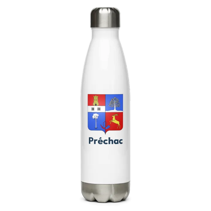 Gourde inox blason de Préchac