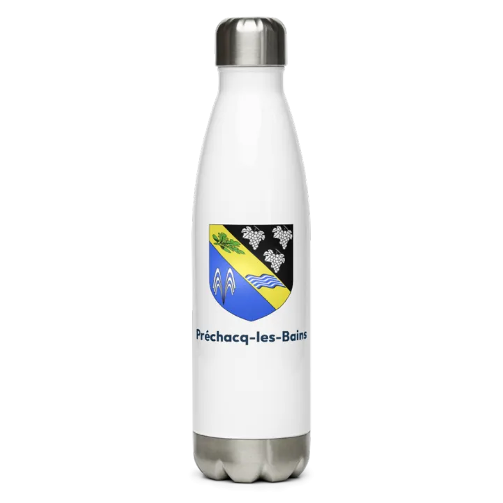 Gourde inox blason de Préchacq-les-Bains
