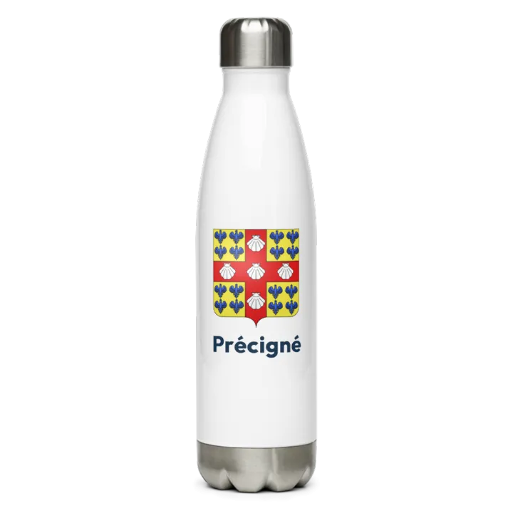 Gourde inox blason de Précigné