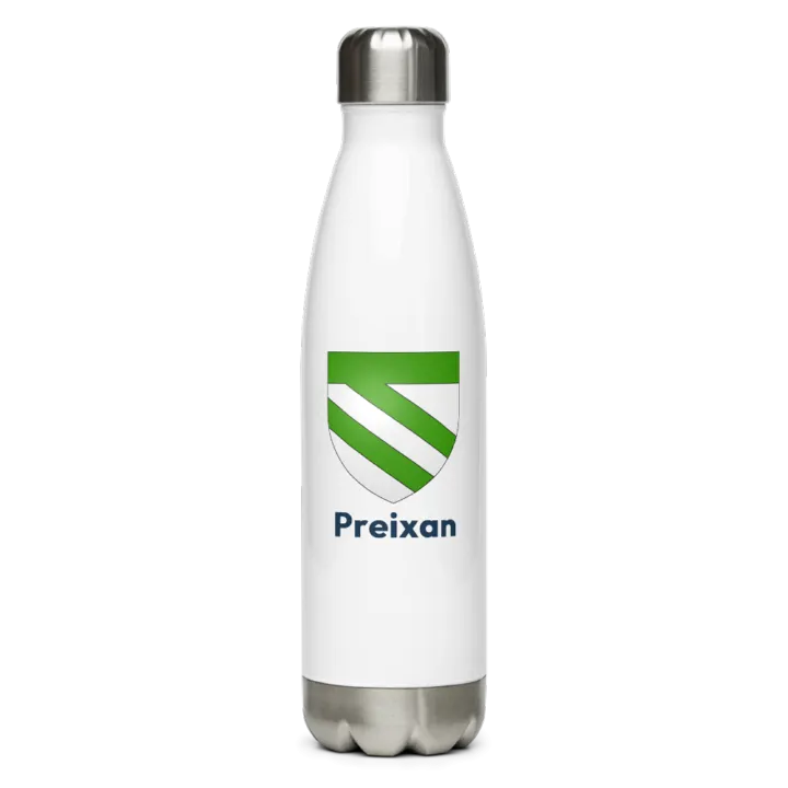 Gourde inox blason de Preixan
