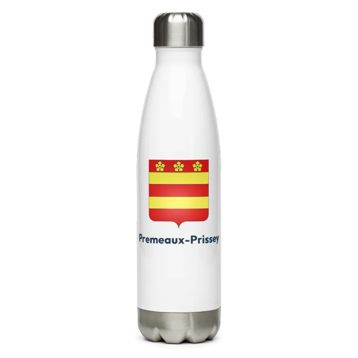 Gourde inox — blason de Premeaux-Prissey