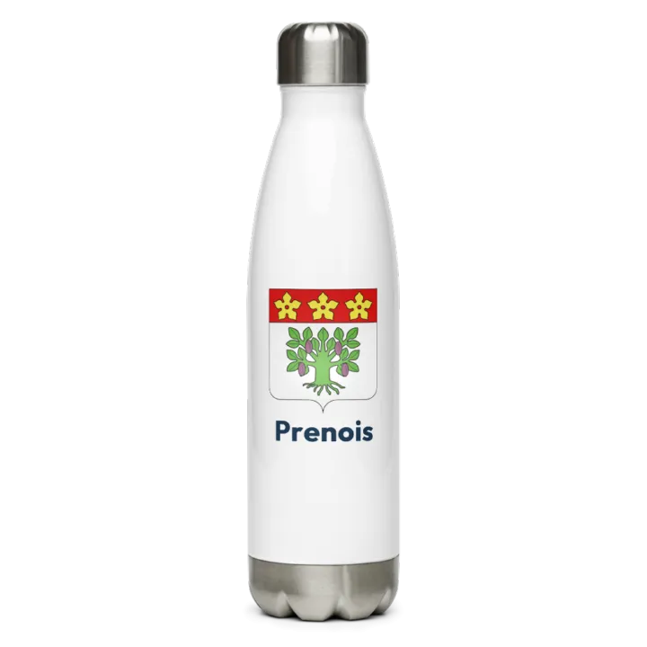 Gourde inox — blason de Prenois