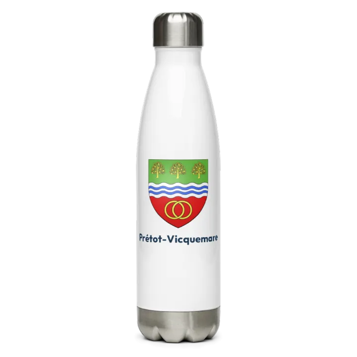 Gourde inox blason de Prétot-Vicquemare