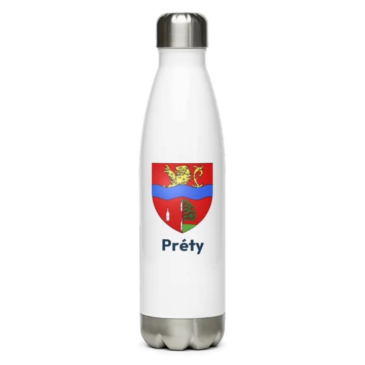 Gourde inox blason de Préty