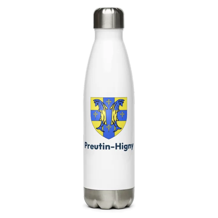 Gourde inox blason de Preutin-Higny