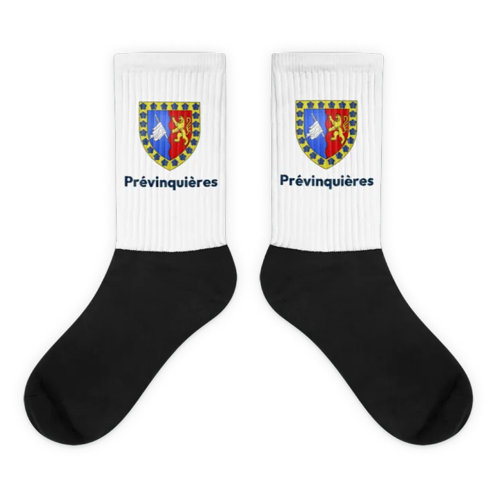 Chaussettes — blason de Prévinquières