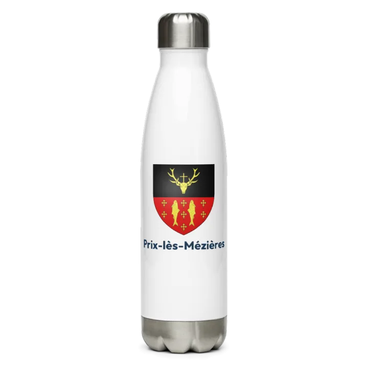 Gourde inox blason de Prix-lès-Mézières