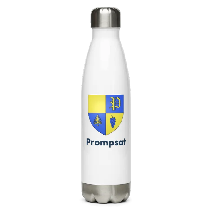 Gourde inox blason de Prompsat
