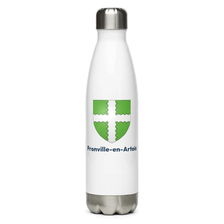 Gourde inox blason de Pronville-en-Artois