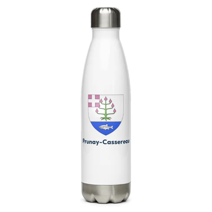 Gourde inox blason de Prunay-Cassereau