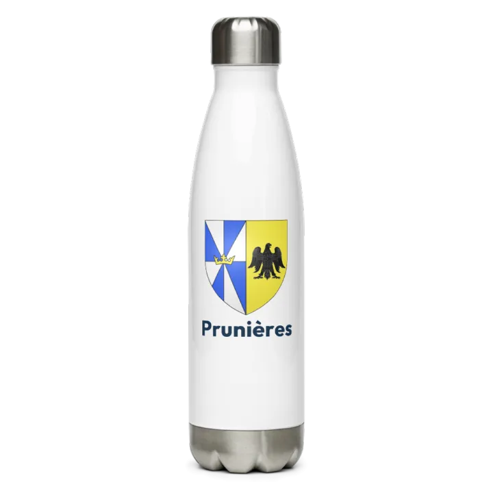 Gourde inox blason de Prunières