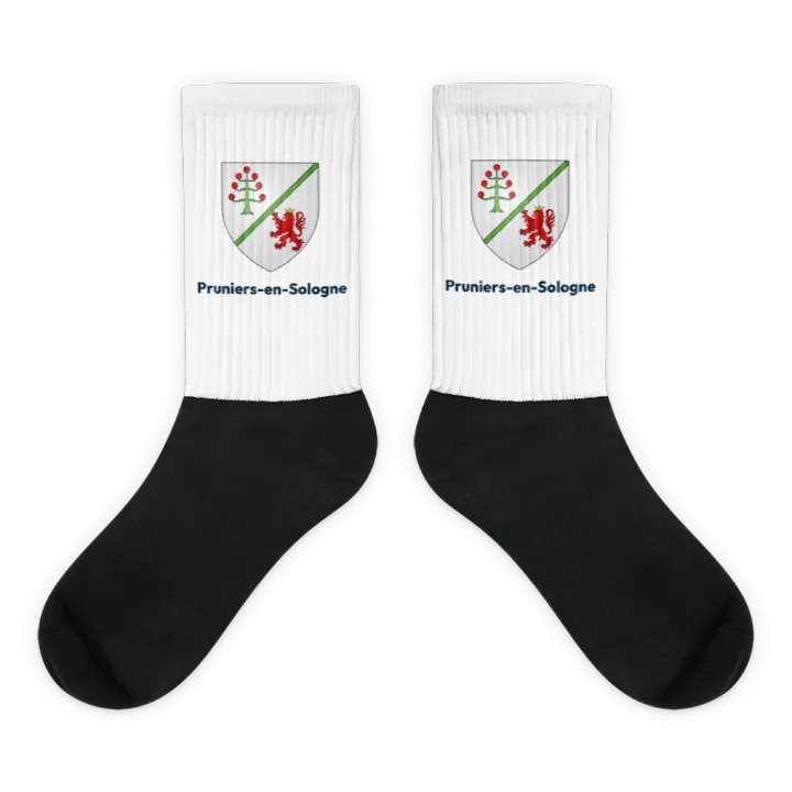 Chaussettes — blason de Pruniers-en-Sologne