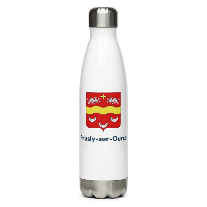 Gourde inox blason de Prusly-sur-Ource