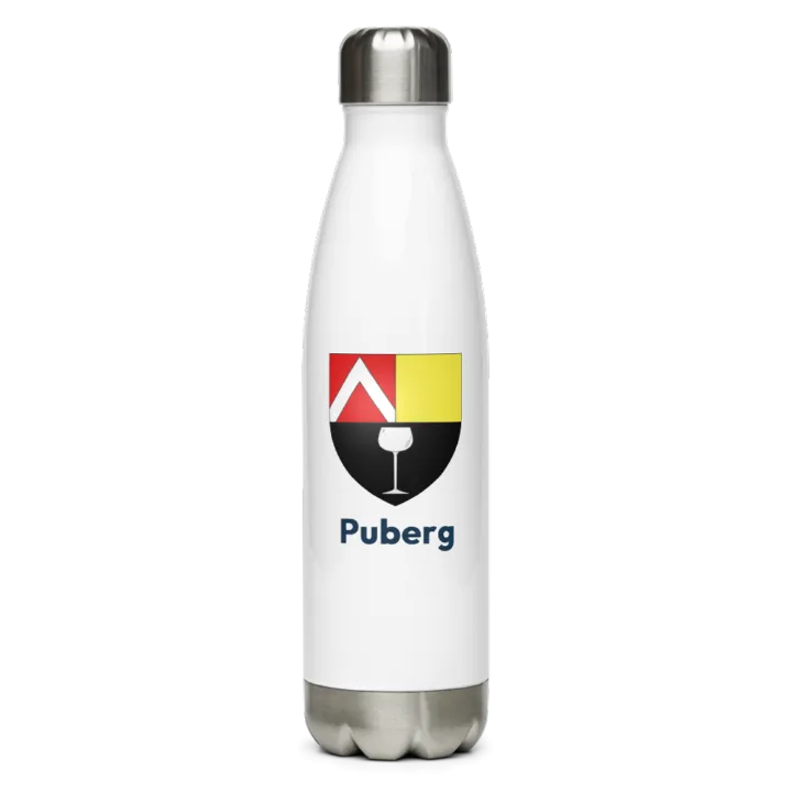 Gourde inox blason de Puberg
