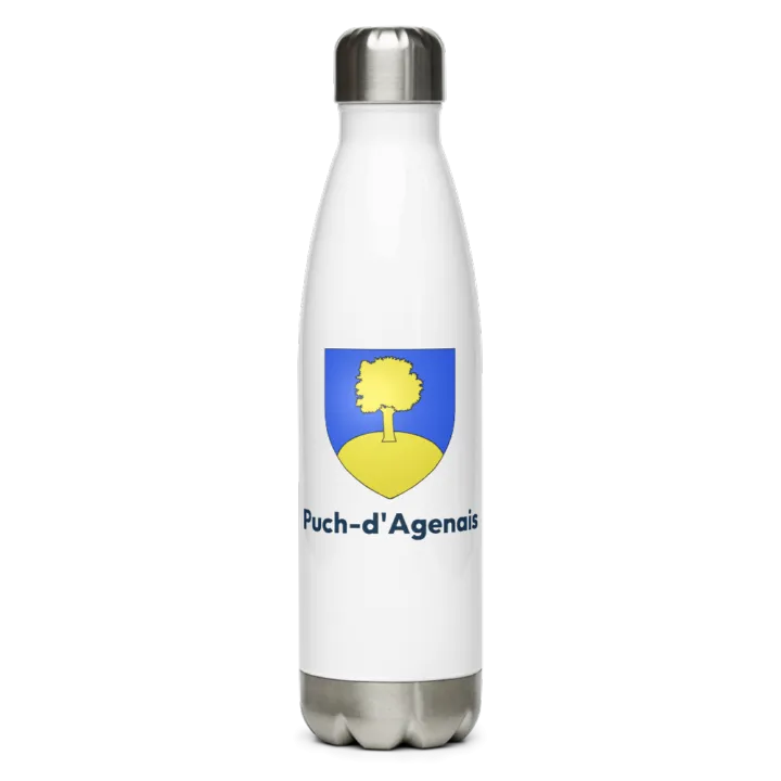 Gourde inox blason de Puch-d'Agenais