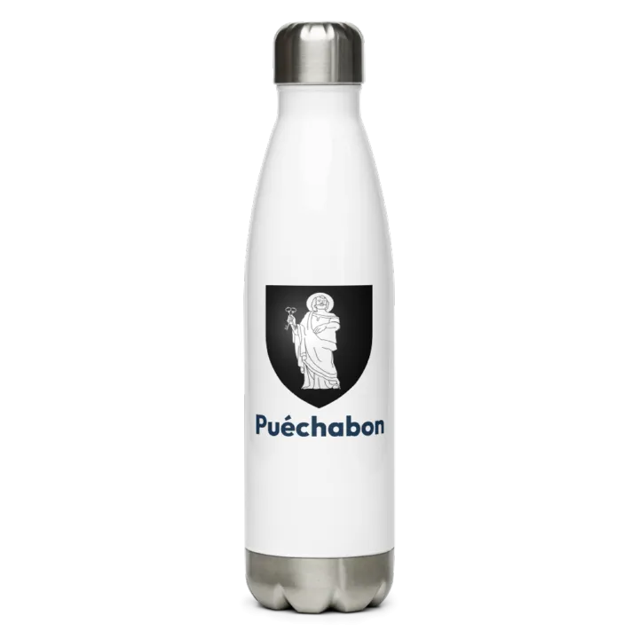 Gourde inox blason de Puéchabon
