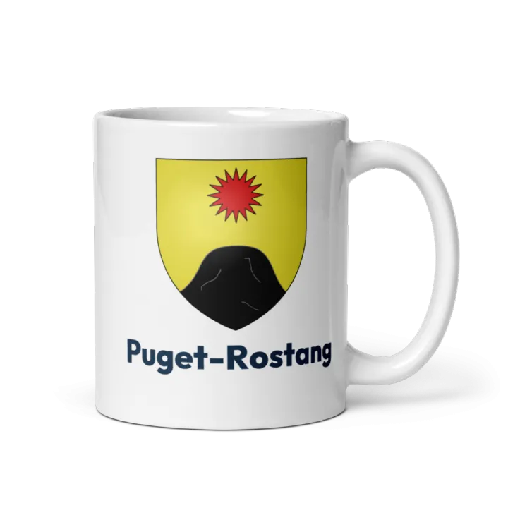 Mug blason de Puget-Rostang