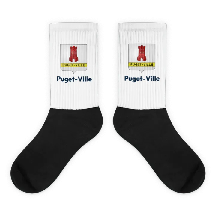 Chaussettes — blason de Puget-Ville