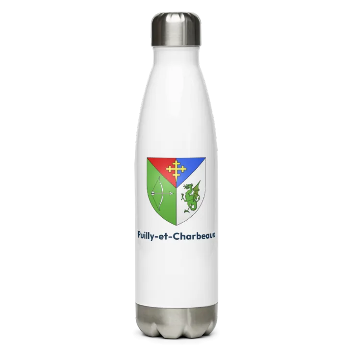 Gourde inox blason de Puilly-et-Charbeaux