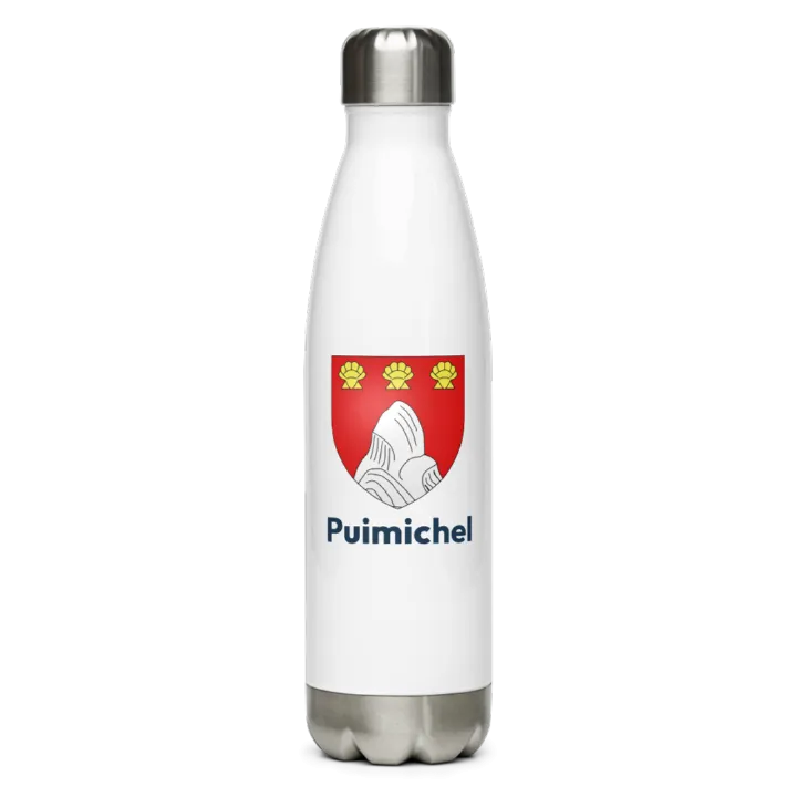 Gourde inox blason de Puimichel