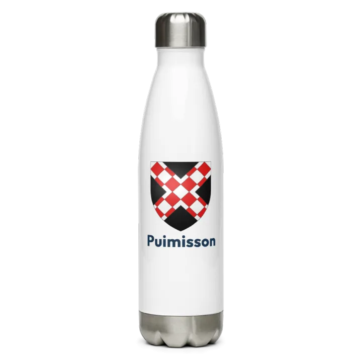 Gourde inox blason de Puimisson