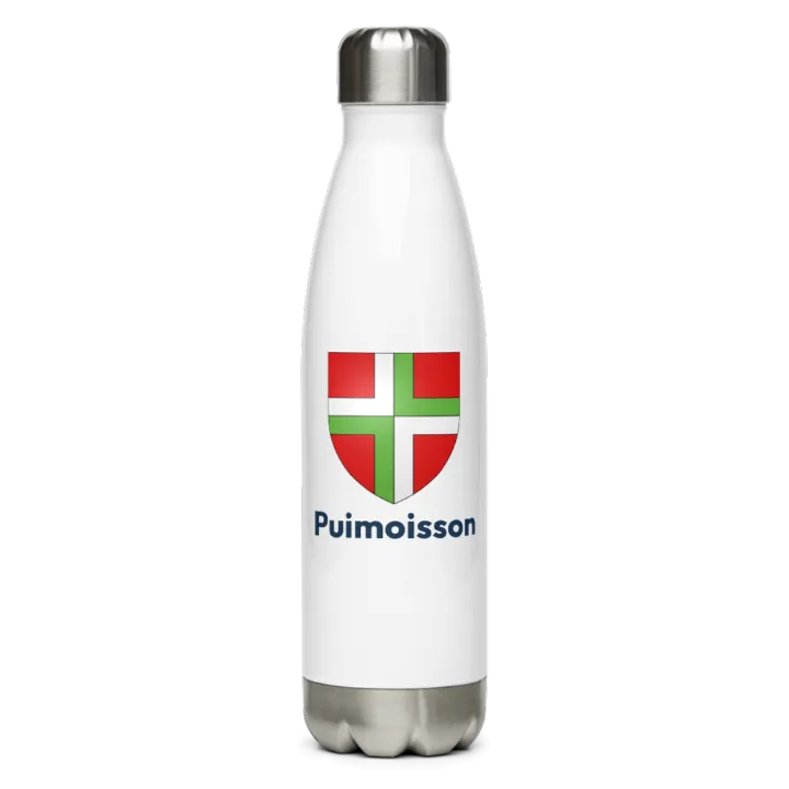Gourde inox blason de Puimoisson