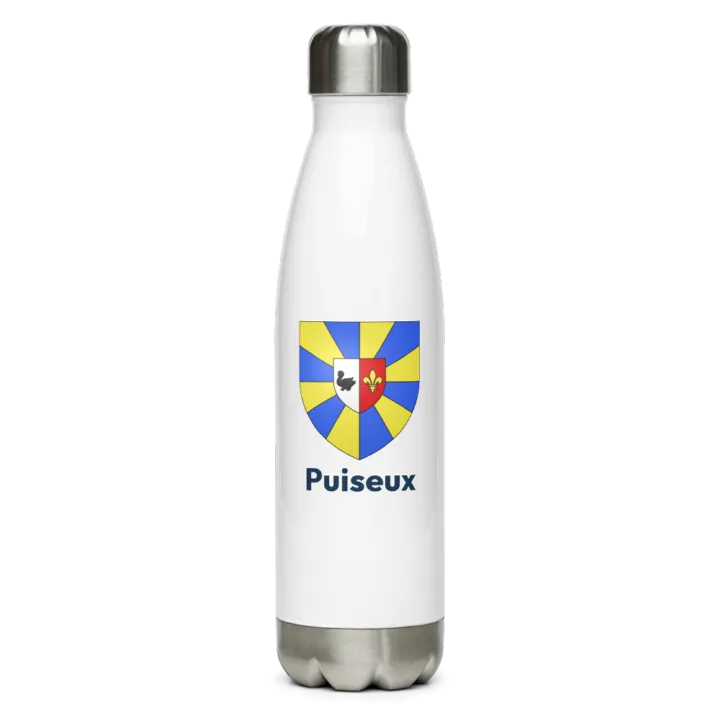 Gourde inox blason de Puiseux