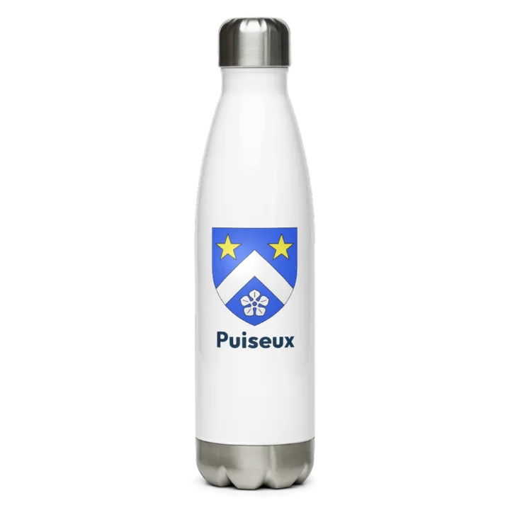 Gourde inox blason de Puiseux
