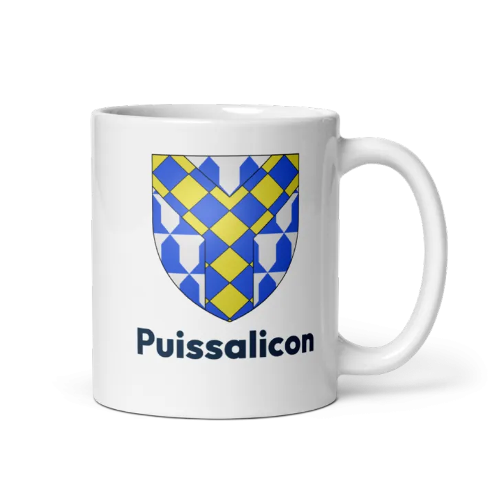 Mug blason de Puissalicon