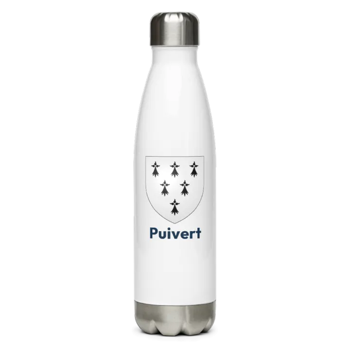 Gourde inox blason de Puivert