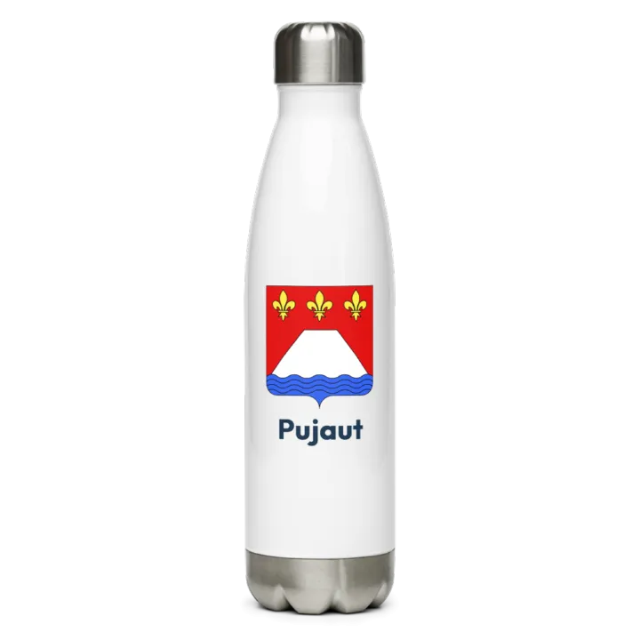 Gourde inox blason de Pujaut