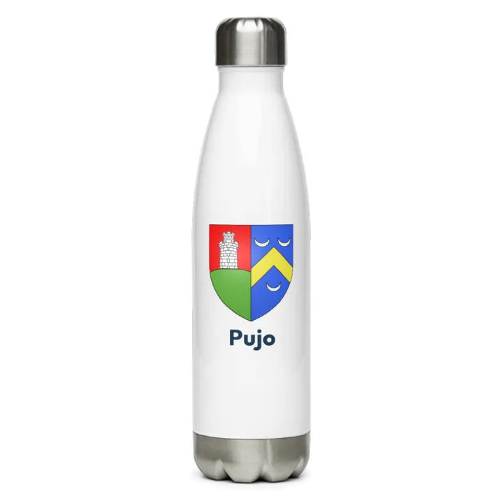 Gourde inox blason de Pujo