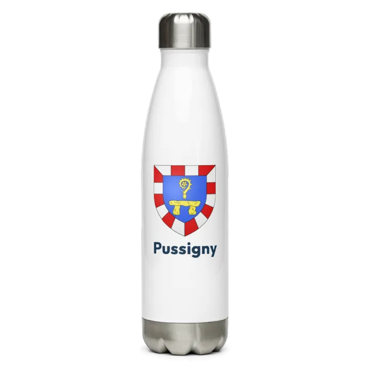 Gourde inox blason de Pussigny
